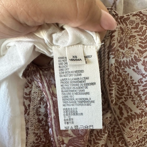 FREE PEOPLE Brown Good As Gold 100% Cotton Halter Tank/Tunic Size XS - Picture 9 of 9